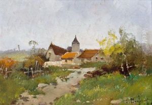 Blick Auf Ein Dorf