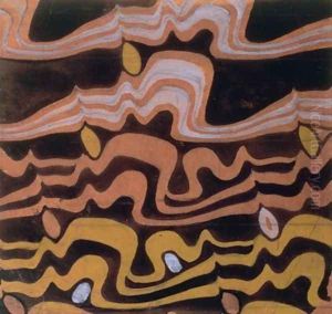 Textile design by Charles Rennie Mackintosh