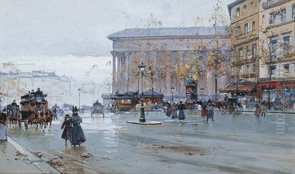 Paris, Le Boulevard Des Capucines Et La Madeleine - view 1