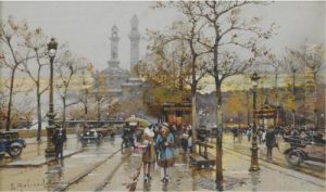 L'ancien Trocadero by Eugene Galien-Laloue