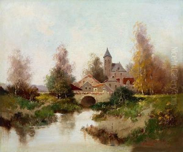 Blick Auf Eine Landschaft Am Fluss - view 1