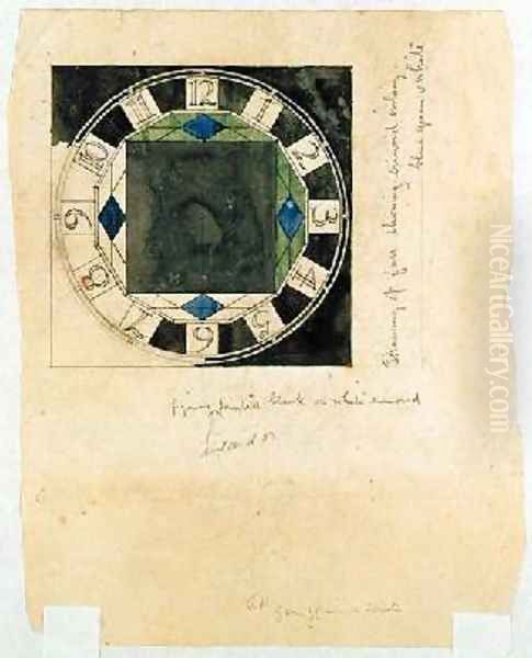 Design for a clock face 1917 - view 1