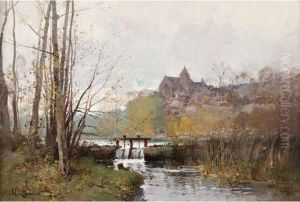 Laloue, Lenoir Maurice Dit < Lavanne Rouge A by Eugene Galien-Laloue