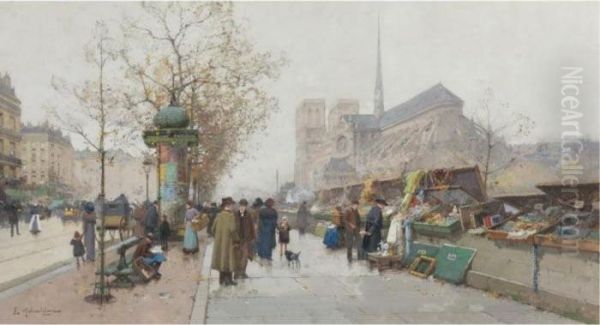 Bouquinistes On Le Quai De Tournelle, Paris - view 1