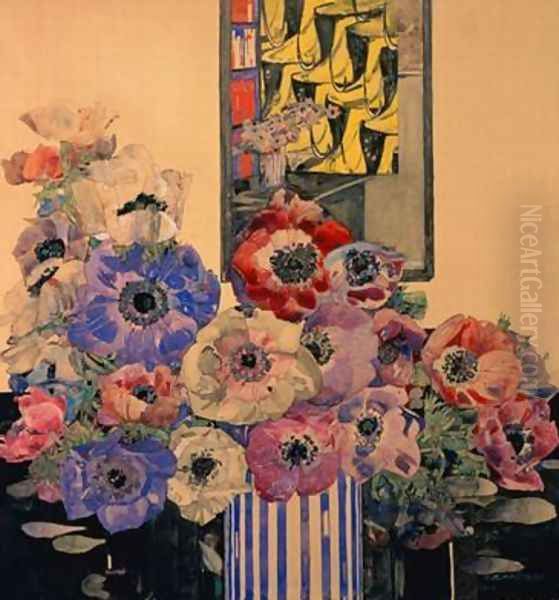 Still Life of Anemones - view 1