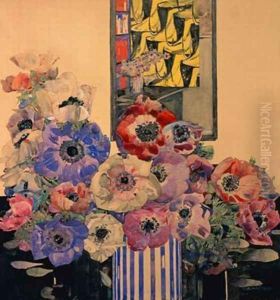 Still Life of Anemones by Charles Rennie Mackintosh