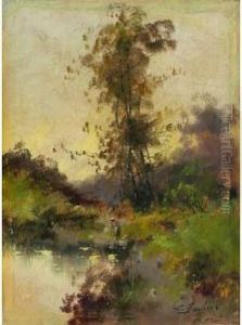 Femme Devant Une Riviere Femme Devant Une Riviere