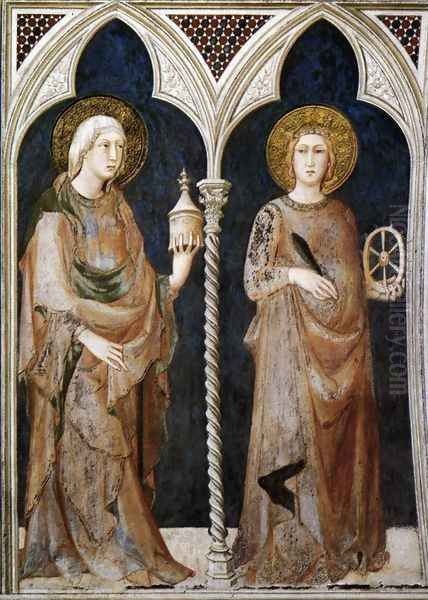 St Mary Magdalen And St Catherine Of Alexandria - view 1