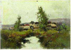 Village Aux Abords D'un Etang