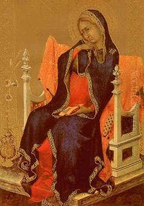 The Virgin of the Annunciation 1339 by Simone Martini