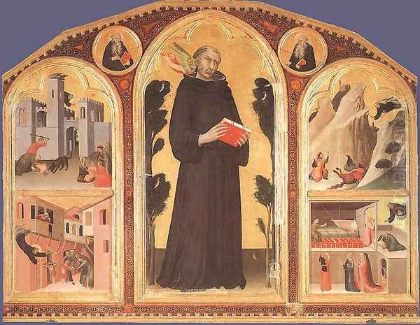 Blessed Agostino Novello Altarpiece by Simone Martini