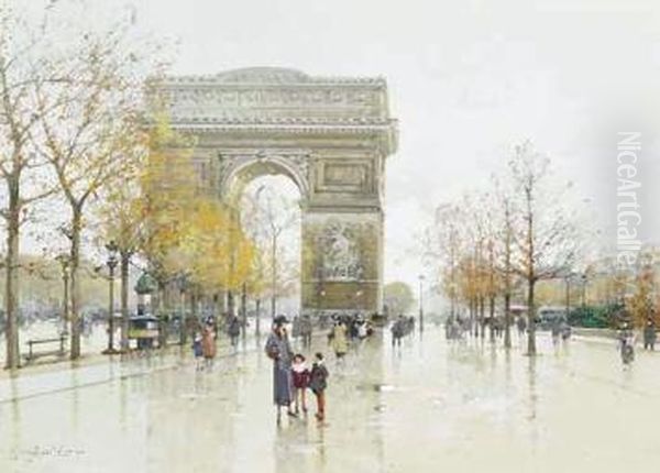 L'arc De Triomphe - view 1