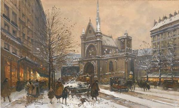 L'eglise Saint-laurent Sur Le Boulevard Magenta - view 1