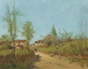 Country Landscape by Eugene Galien-Laloue
