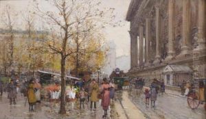 Marche Aux Fleurs A La Madeleine