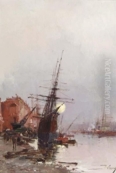 Moonlit Harbor - view 1