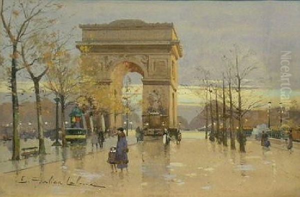Place De L'etoile, Apres La Pluie - view 1