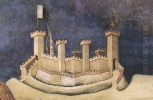 Guidoriccio Da Fogliano (detail) by Simone Martini