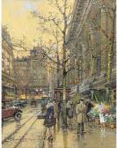 La Madeliene by Eugene Galien-Laloue