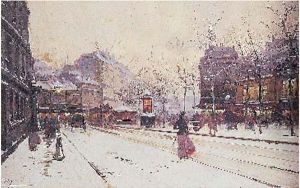 Les Grands Boulevards Sous La Neige