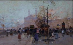 L'ancien Trocadero Et La Place De La Bastille: A Pair