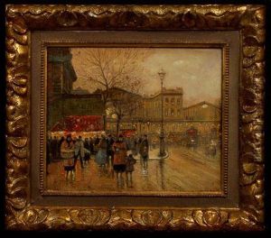 City Streets by Eugene Galien-Laloue