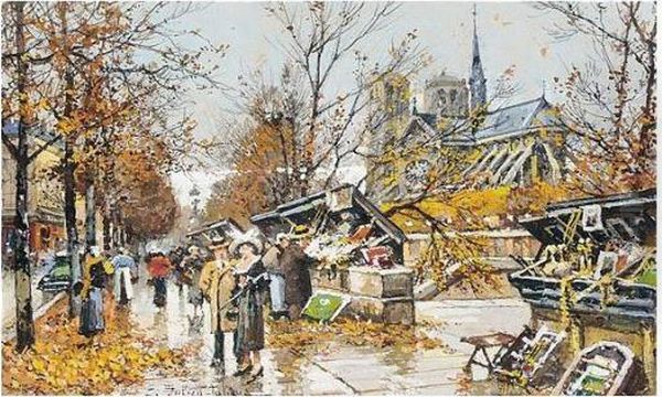 Eugene , Les Quais Et Les Bouquinistes - view 1