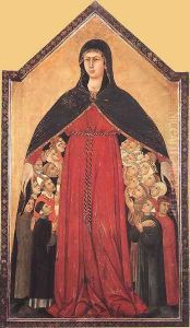 Madonna of Mercy by Simone Martini