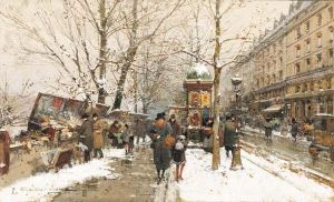 Les Bouquinistes En Hiver Les Bouquinistes En Hiver