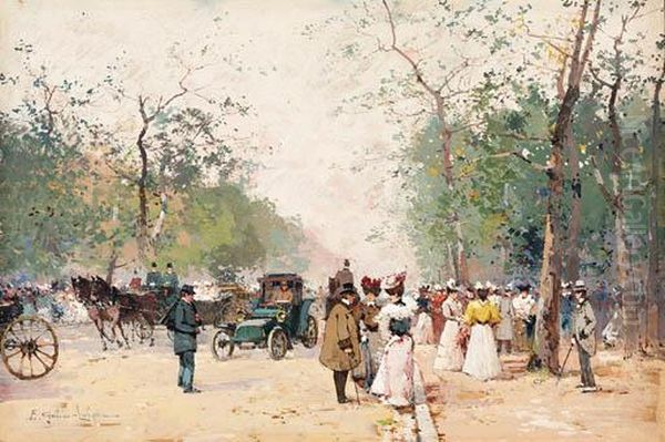 The Bois De Boulogne - view 1