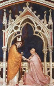 Consecration of the Chapel (detail) 1321 by Simone Martini