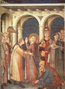 St. Martin is Knighted 1321