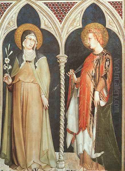 St. Clare and St. Elizabeth of Hungary 1321 - view 1