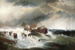 Shipwreck by Edward Moran