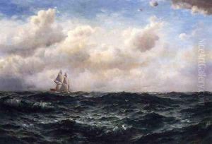 Ship at Sea by Edward Moran