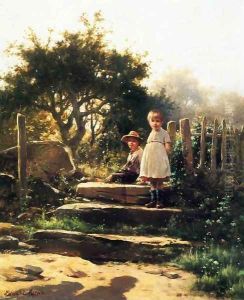 Good Morning by Edward Moran
