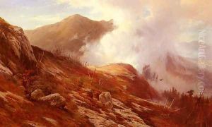 Half-Way Up Mt. Washington by Edward Moran
