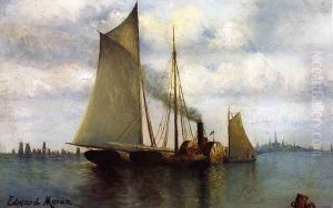 New York Harbor by Edward Moran