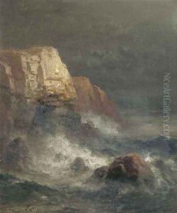 Rocky Coast by Edward Moran