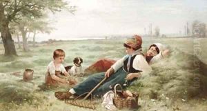 Noon Day Rest by Edward Moran