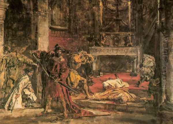 Slaying of St. Stanislaus - view 1