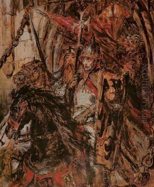 Departure of Henry the Pious from Legnica - view 1