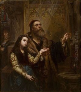 Blind Wit Stwosz with His Granddaughter
