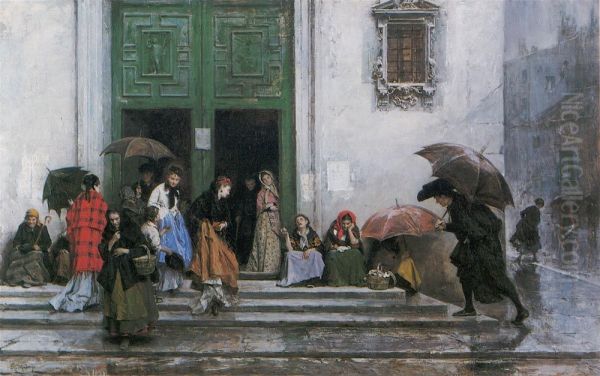 Coming out of Church - view 1