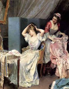 La Toilette by Raimundo de Madrazo y Garreta