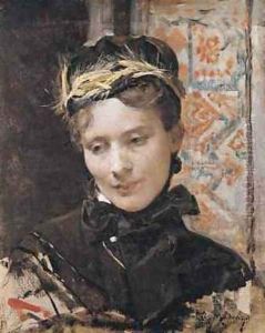 Portrait of a Lady by Raimundo de Madrazo y Garreta