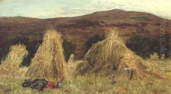 Harvest at Kintyre - view 1