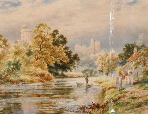 Punting Along The Thames At Windsor
