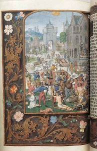 Folio From The Mayer Van Den Bergh Breviary by Flemish Miniaturist