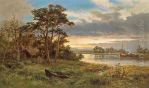 Englische Kanallandschaft